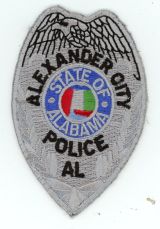 ALABAMA,ALEXANDER CITY POLICE BADGE PATCH 1